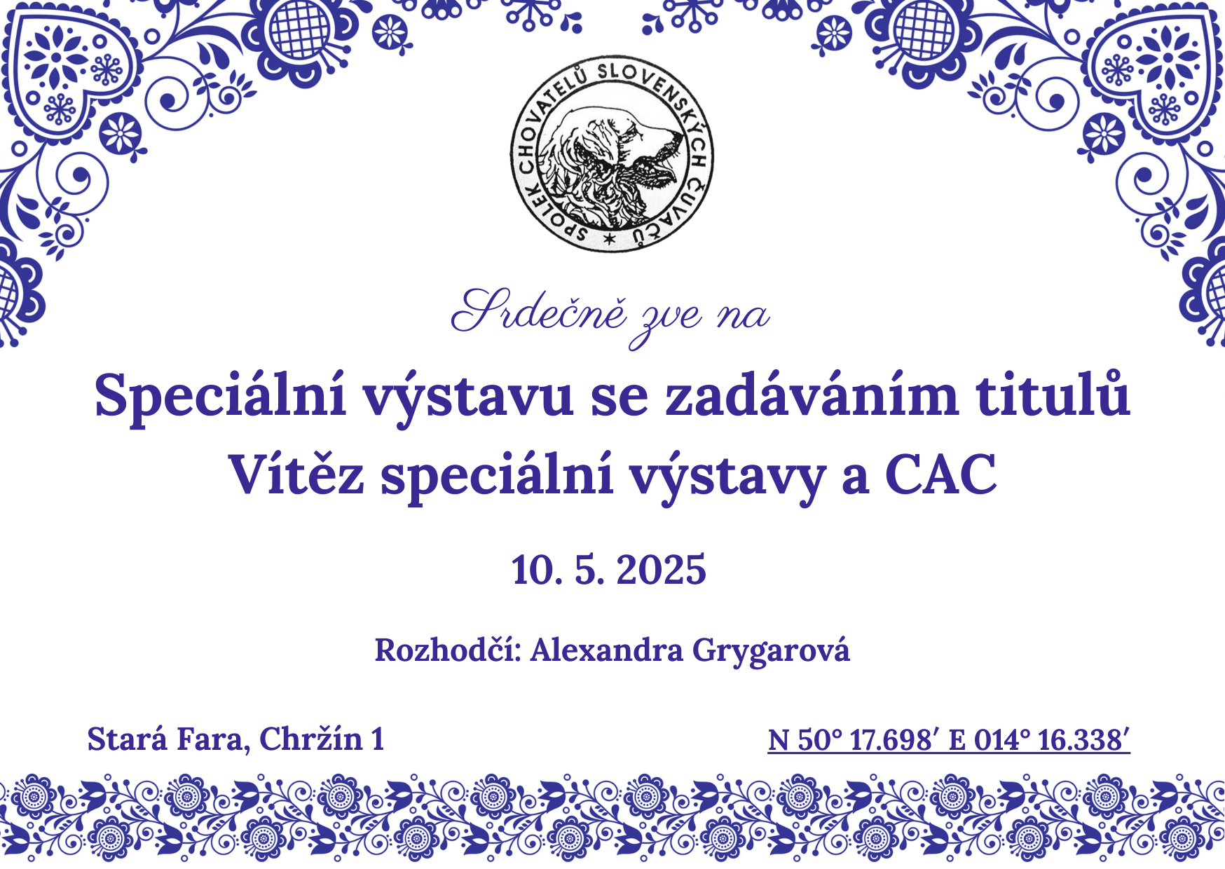 pozvanka chrzin 2025