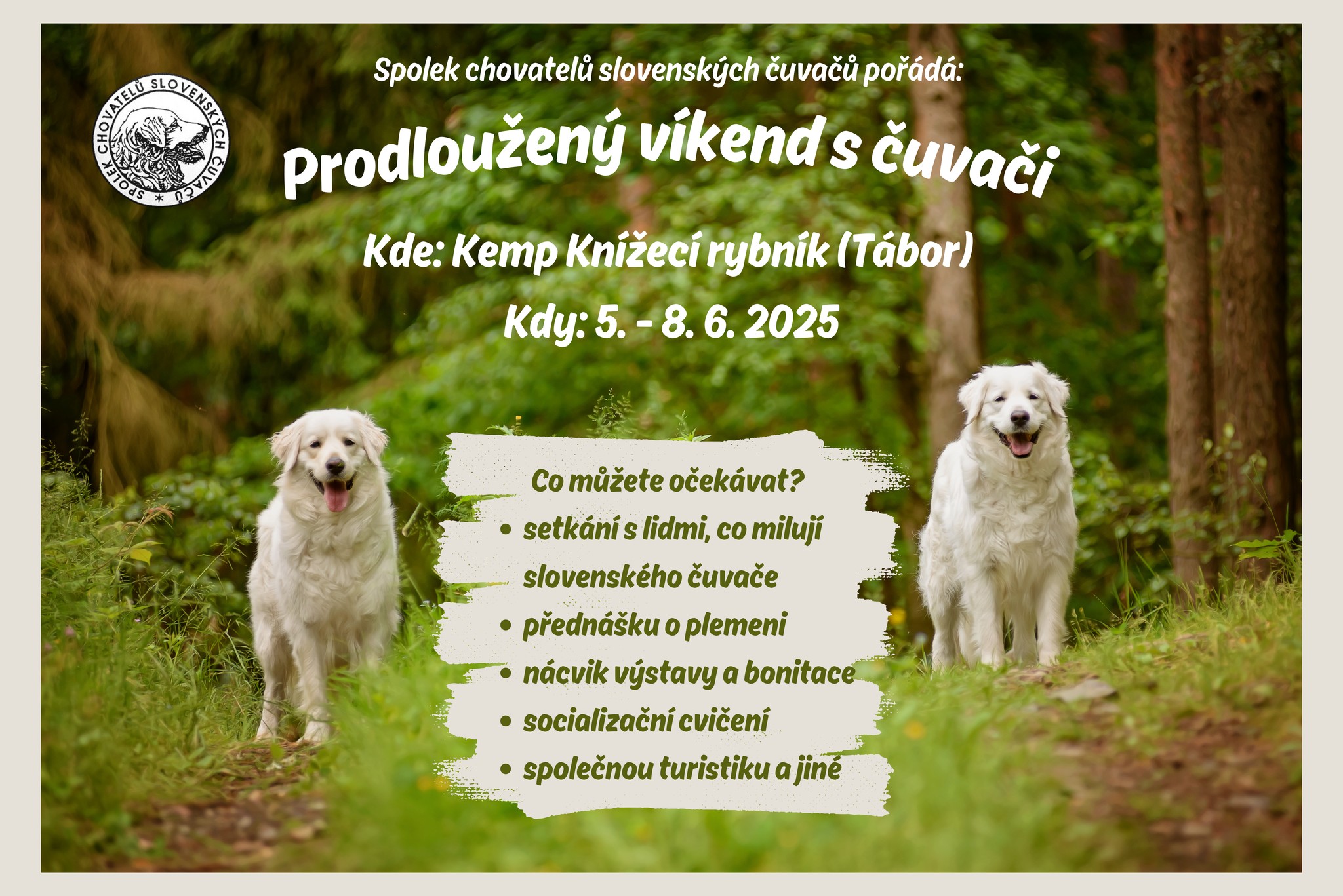 pozvanka na vikend s cuvaci 2025